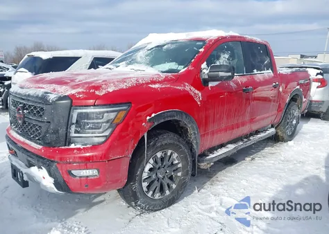 2024 Nissan Titan Pro-4X 4X4 из США, поврежденный, VIN 1N6AA1ED9RN113039
